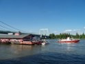 Motor Segelboot mit Motorschaden trieb gegen Alte Liebe bei Koeln Rodenkirchen P057